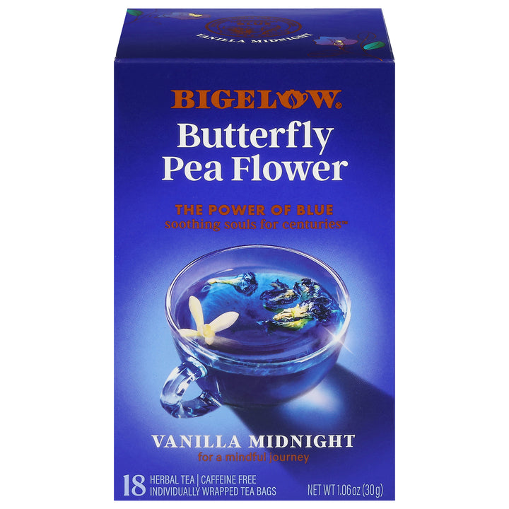 Box of Vanilla Midnight Butterfly Pea Flower Herbal Tea 