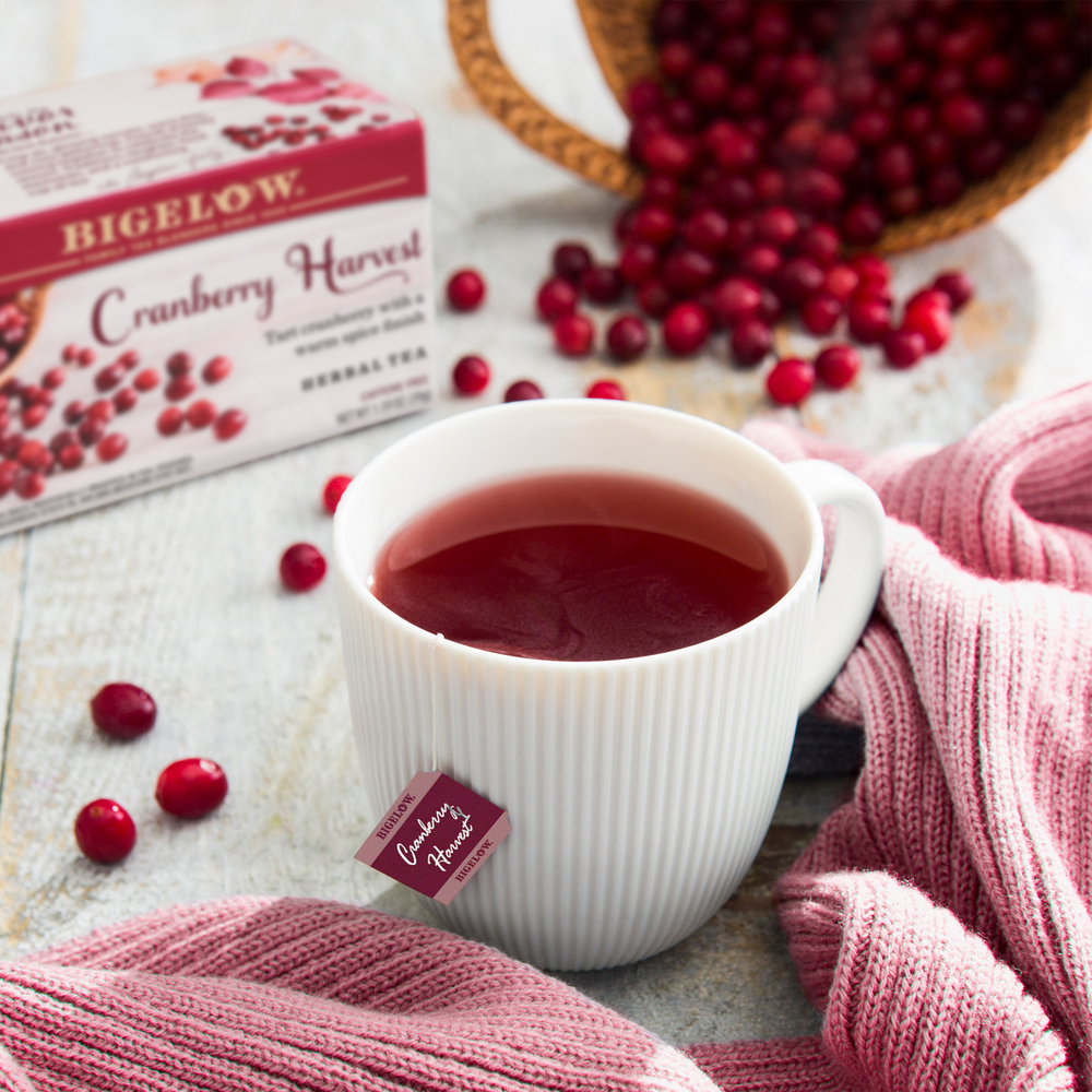 Cup of Cranberry Harvest Herbal Tea