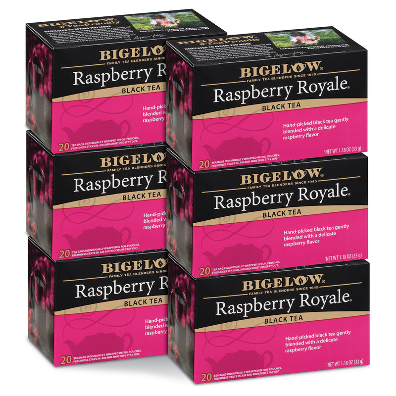 6 boxes of Raspberry Royale Tea