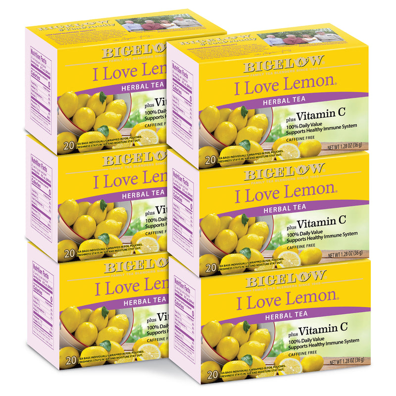 6 Boxes of I Love Lemon with Vitamin C 