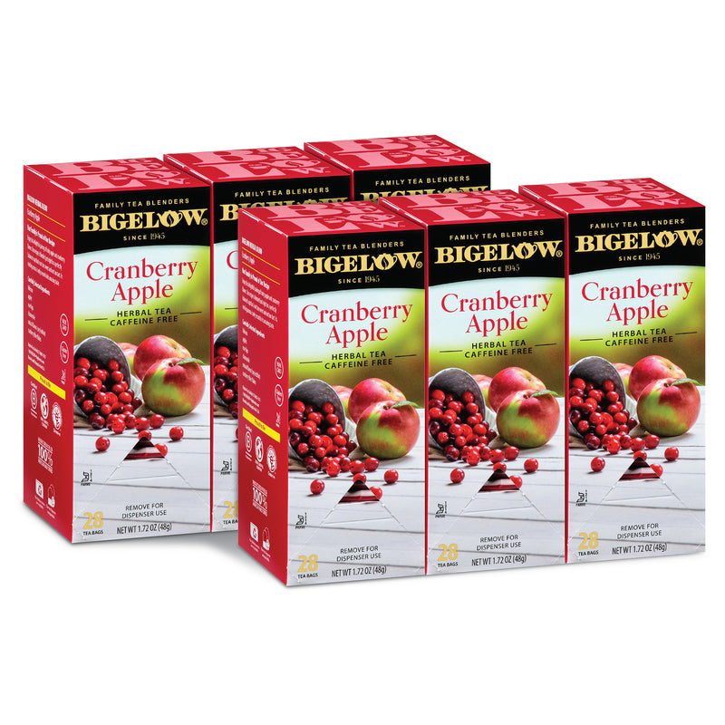 6 boxes of Cranberry Apple Herbal Tea