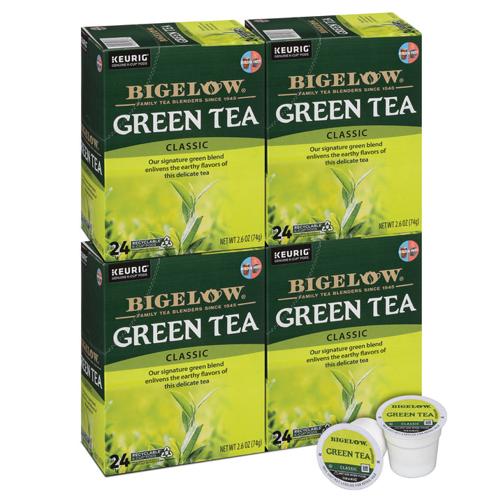 4 boxes of Keurig Bigelow Green Tea K-Cup 24 per box