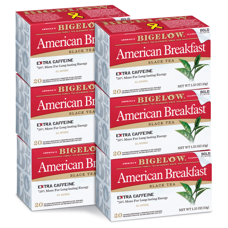 6 boxes of American Breakfast Tea