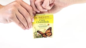 field of chamomile flowers with Only An Exceptional Botanical will do text