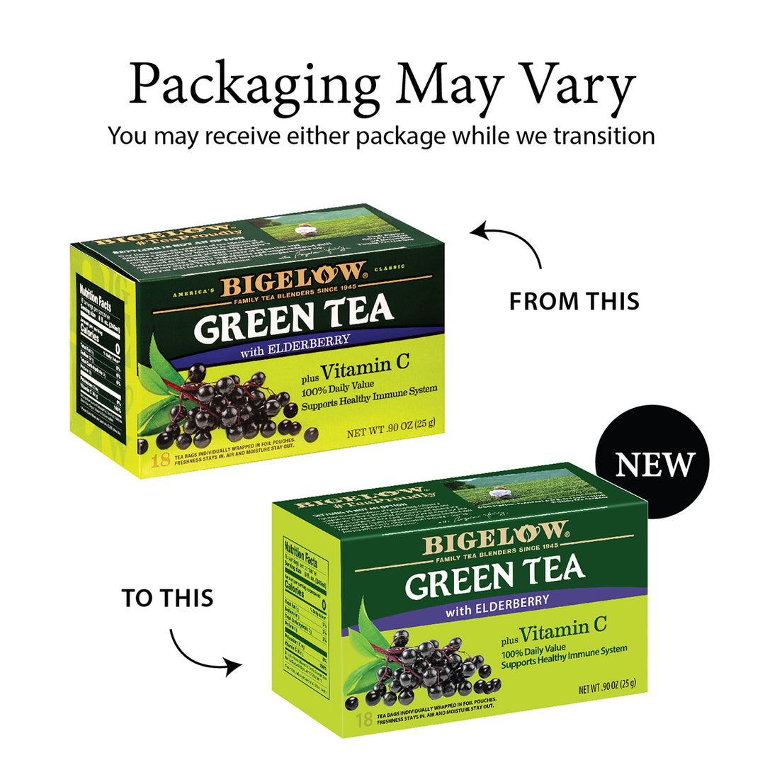 Green Tea with Elderberry Plus Vitamin C