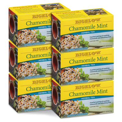 6 boxes of Chamomile Mint Herbal Tea