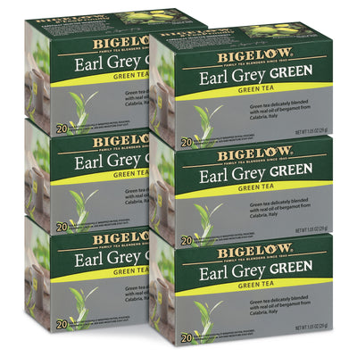 6 boxes of Earl Grey Green Tea