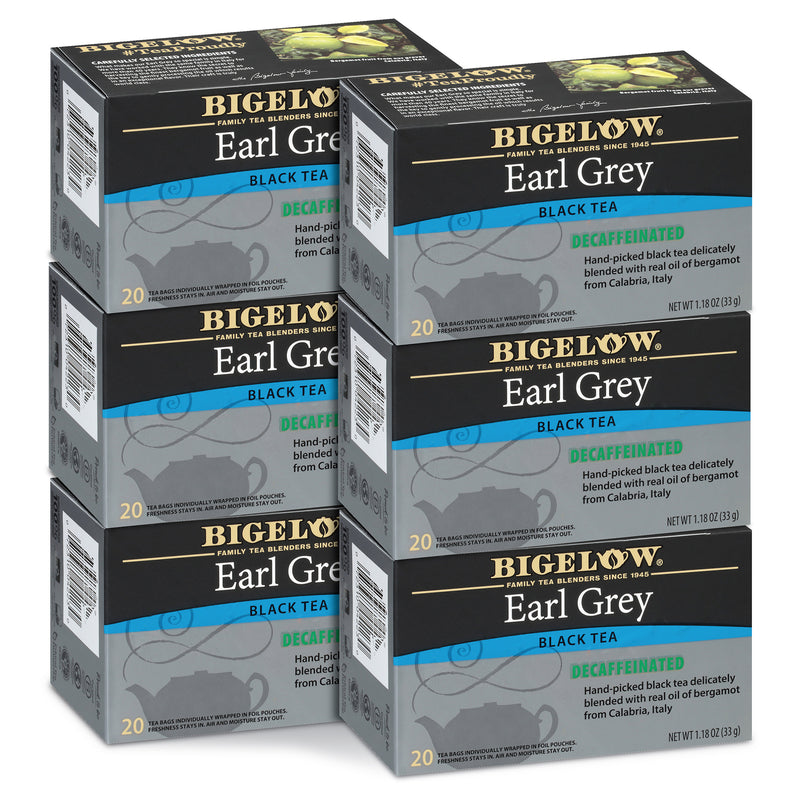 6 Boxes of Earl Grey Decaf