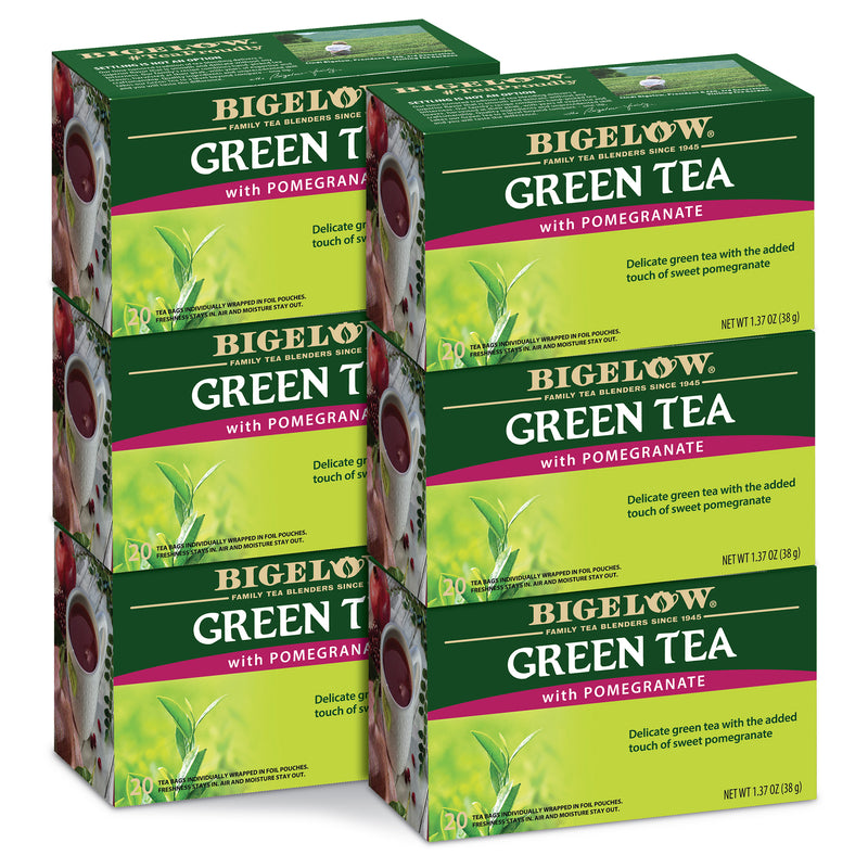 6 boxes of Green Tea with Pomegranate