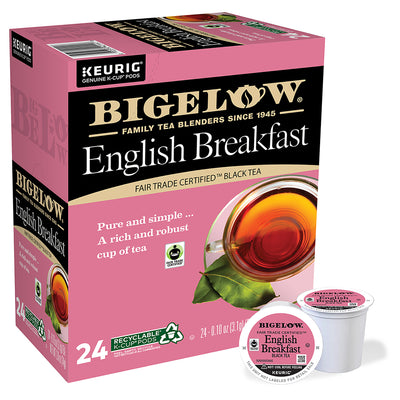 Bigelow English Breakfast Tea K-Cups box for Keurig