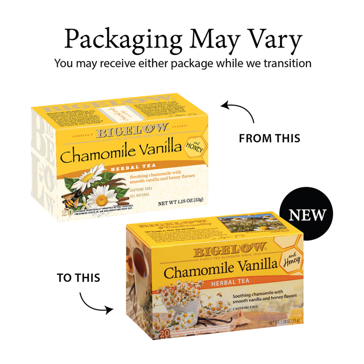 Chamomile Vanilla Honey Herbal Tea