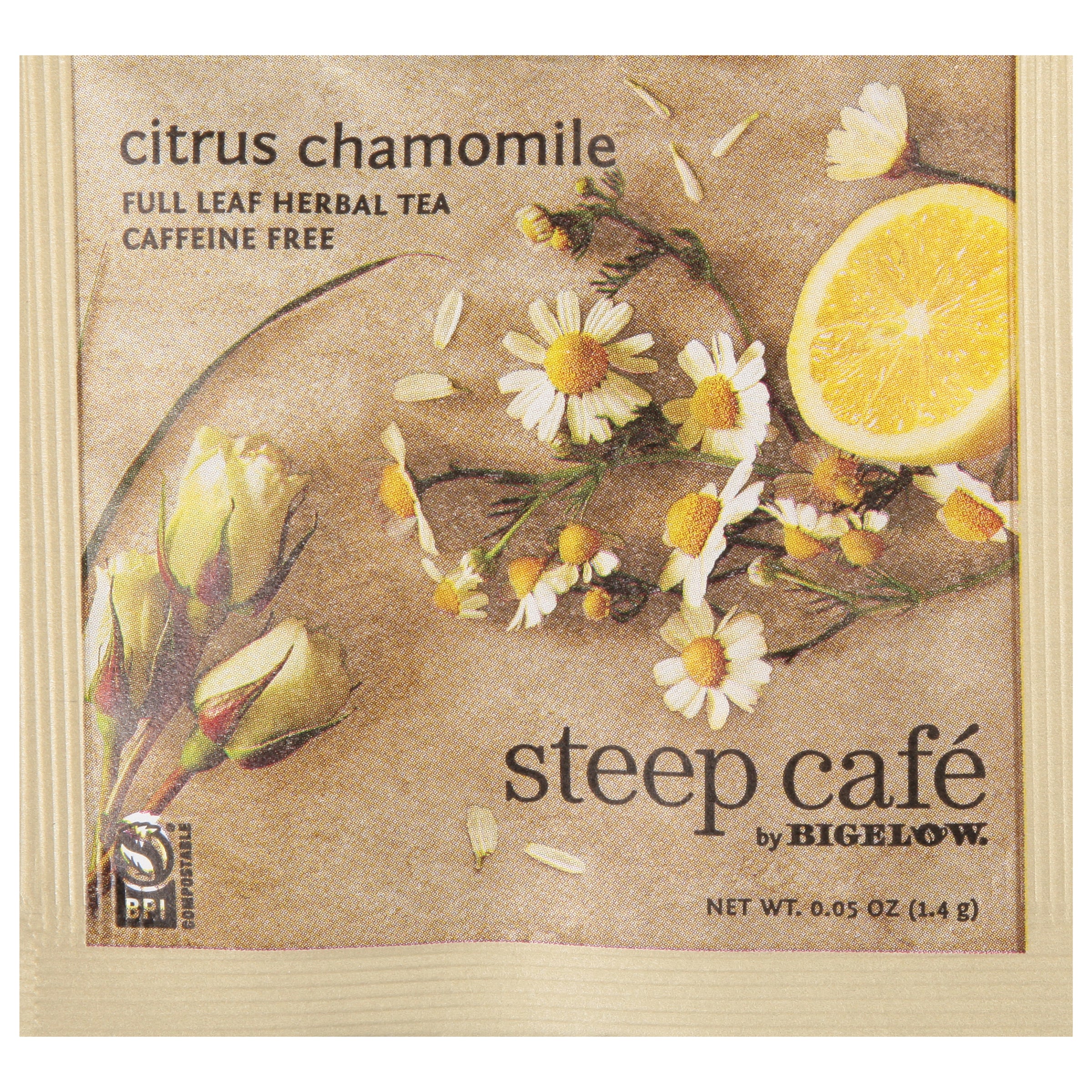 steep Café Citrus Chamomile Herbal Tea -Box of 50 pyramid tea bags