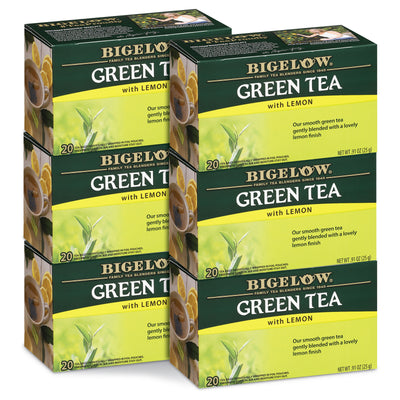 6 Boxes of Green Tea with Lemon