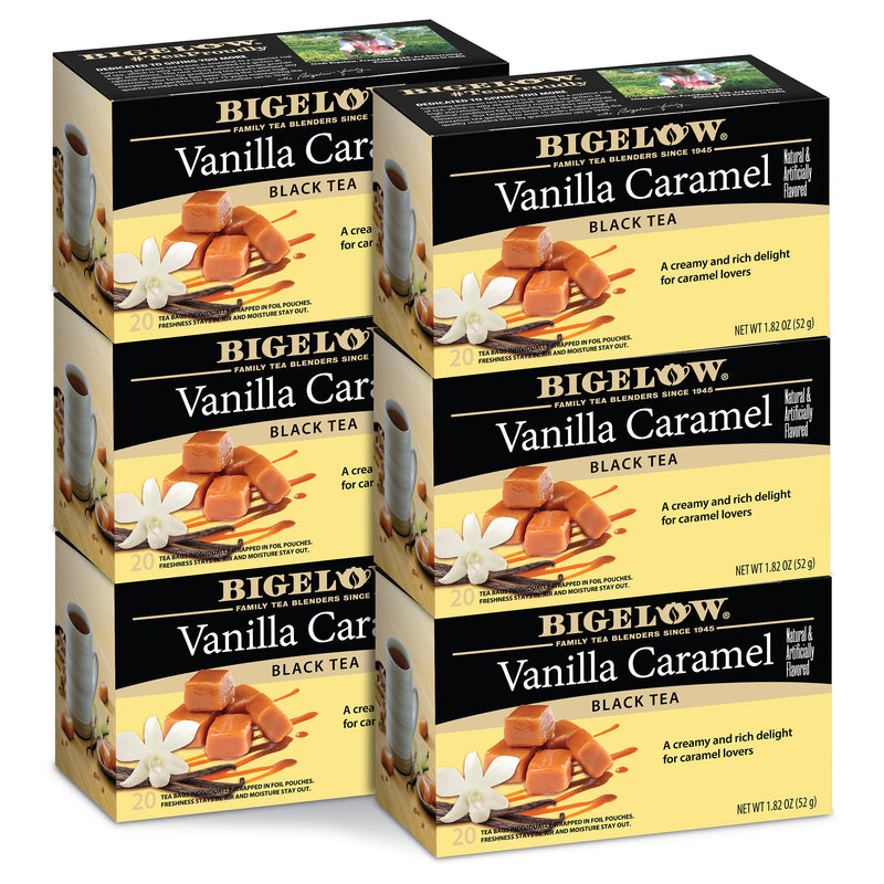 6 boxes of Vanilla Caramel Tea