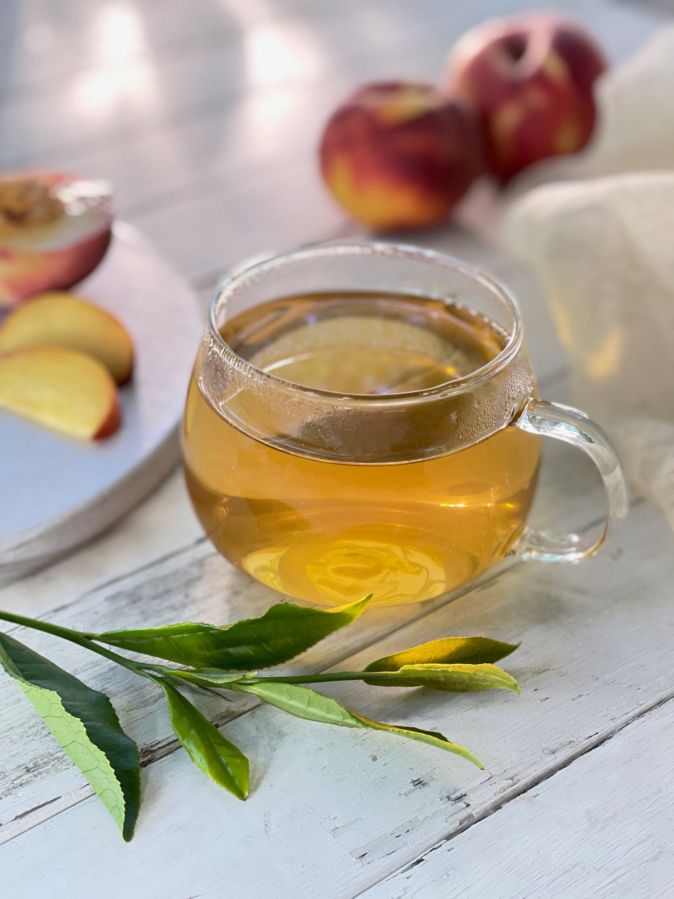 Peach Green Tea - Nourished Simply