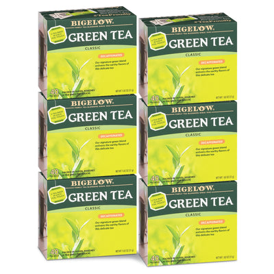 6 Boxes of Green Tea Decaf Tea box of 40 tea bags per box