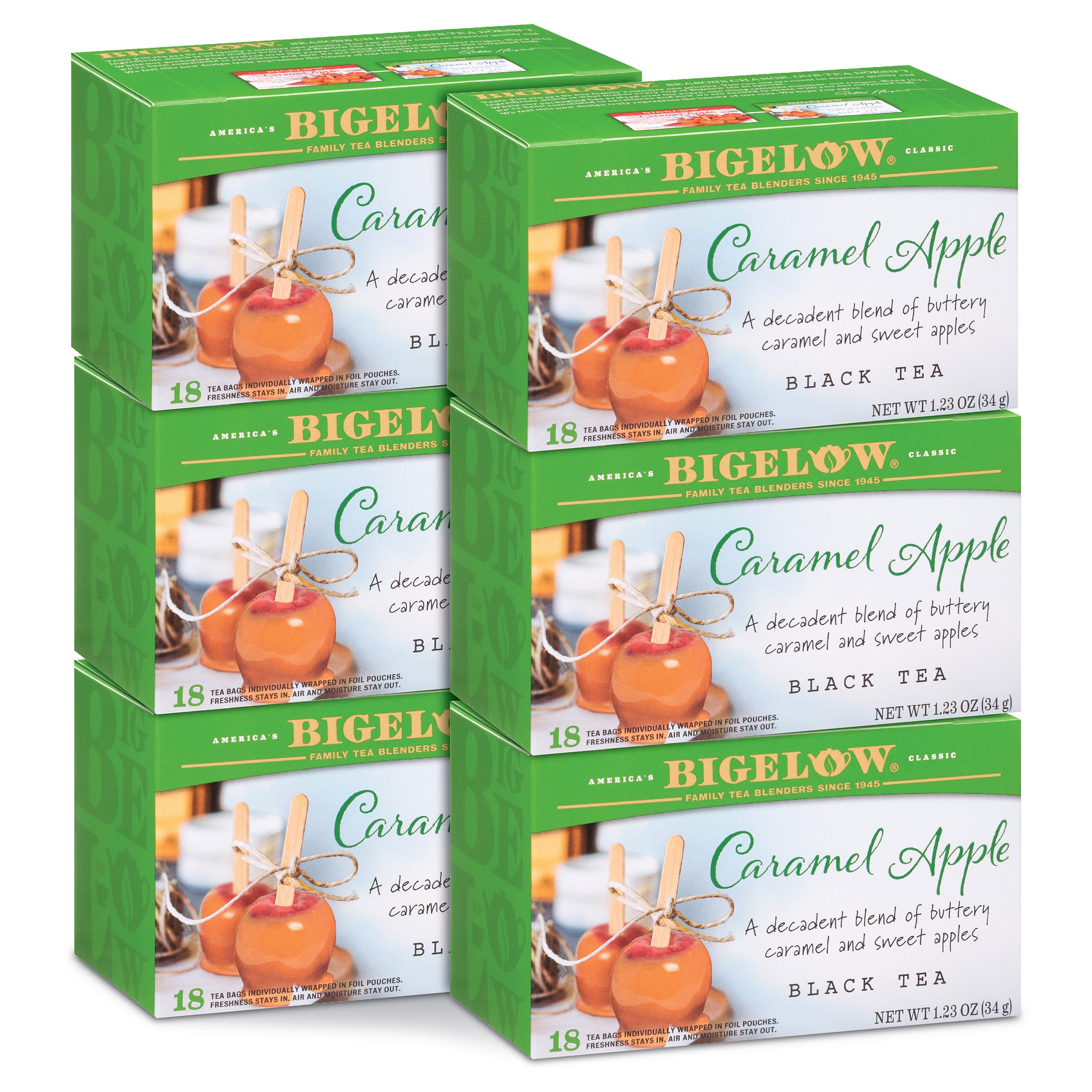 Caramel Apple Tea - Case of 6 boxes- total of 108 tea bags