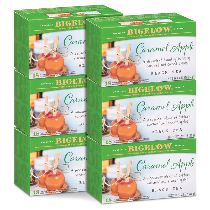 6 boxes of Caramel Apple Tea