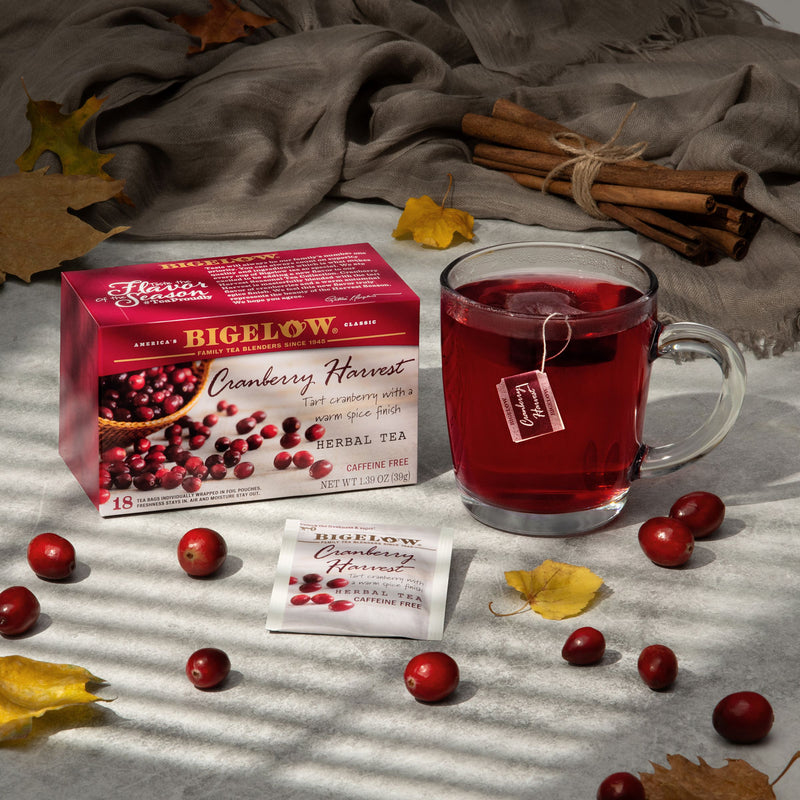Cup of Cranberry Harvest Herbal Tea
