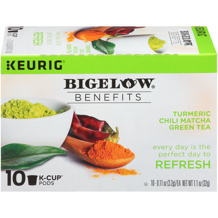 Benefits Turmeric Chili Matcha Green Tea K-Cup® Pods - Case of 6