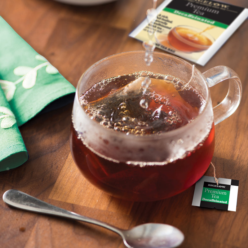 Cup of Premium Decaffeinated Tea with overwrap