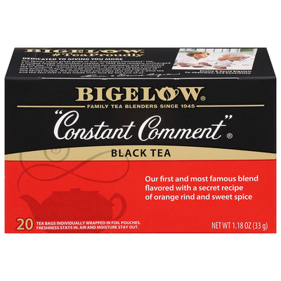 Front of Constant Comment Tea box - 20 tea bags per box