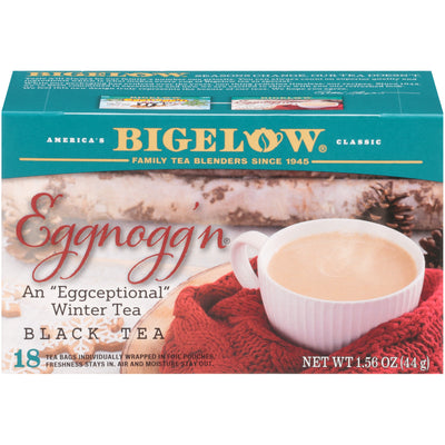 Front of Eggnogg'n Black Tea box