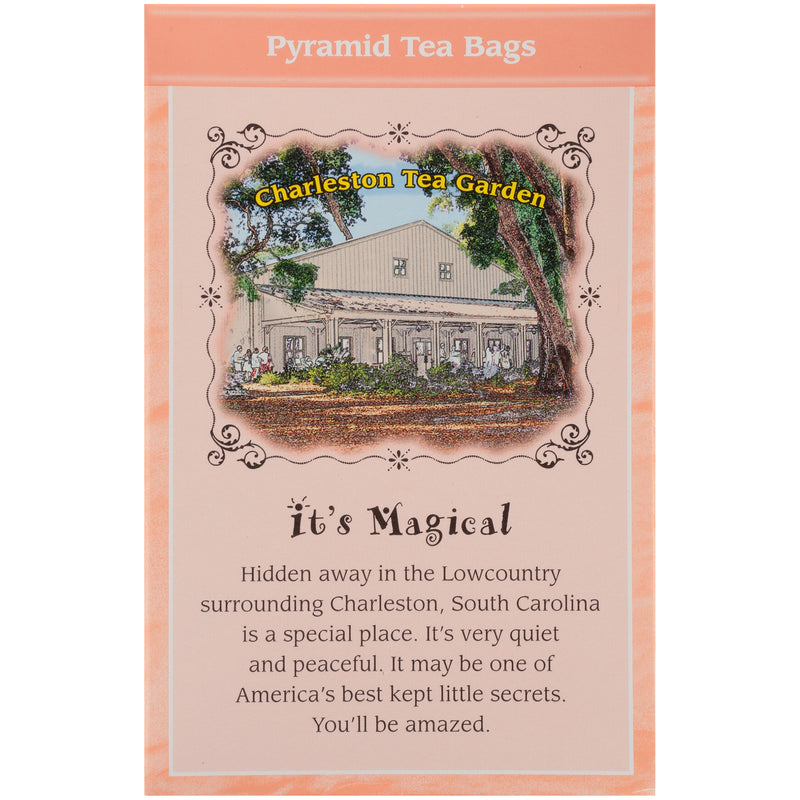  Back of Charleston Tea Garden Peachy Peach Tea box