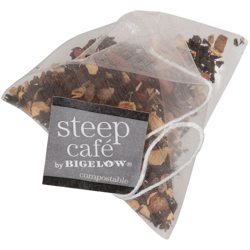 steep cafe by Bigelow organic full leaf chai black tea pyramid bag