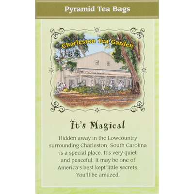  Back of Charleston Tea Wadmalaw Island Green Tea Box