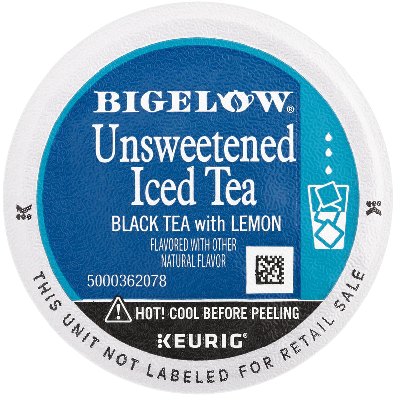 Lid of  Unsweetened Iced Tea K-Cup pods