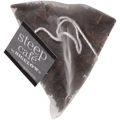 steep cafe by Bigelow organic full leaf oolong tea pyramid bag