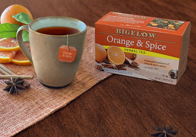 Cup of Orange and Spice Herbal Tea