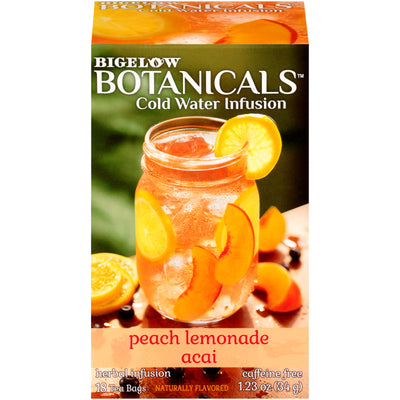 Front of Botanicals Peach Lemonade Acai Cold Water Infusion box