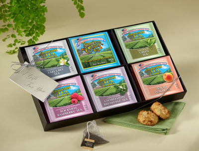 Charleston Tea  Assorted Tea Sampler - pyramid tea bags in overwrap