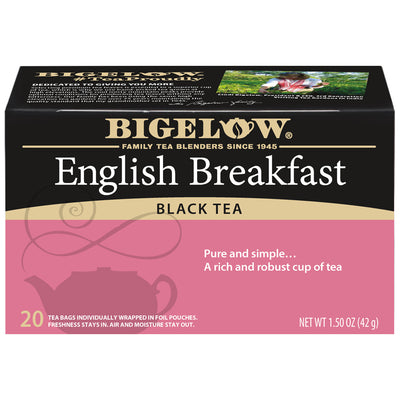 Front of English Breakfast Tea box