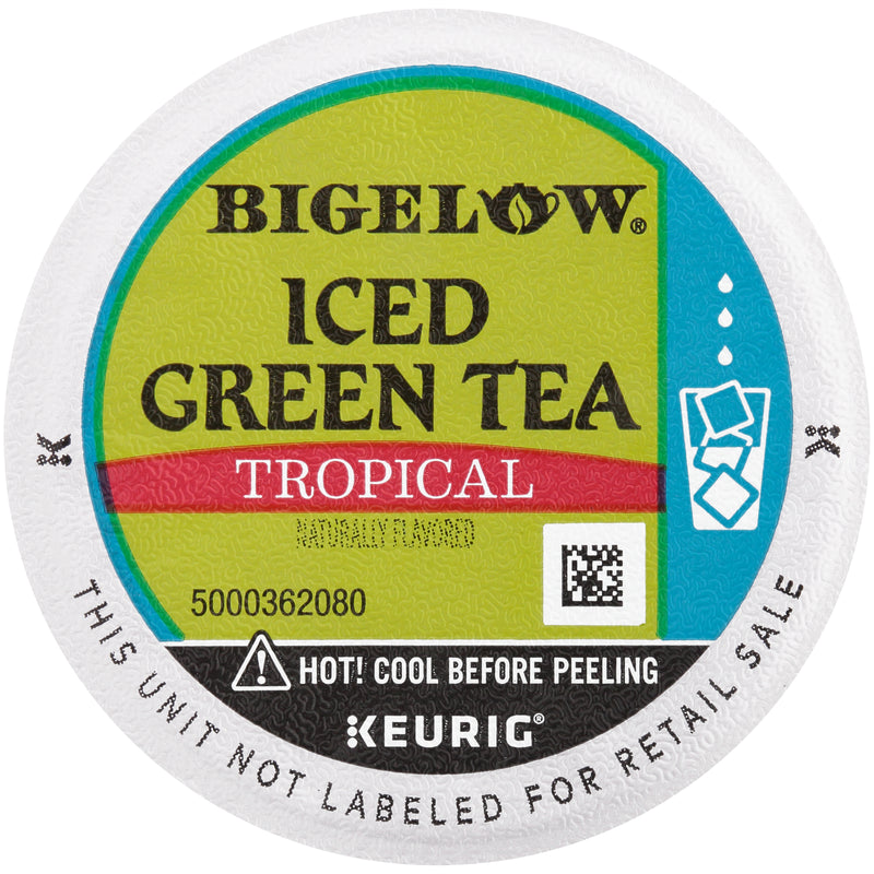 Lid of Tropical Iced Green Tea K-cup pod