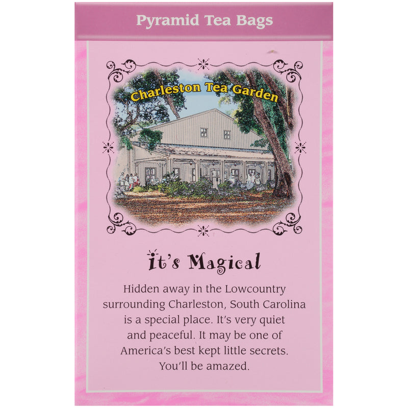  Back of Charleston Tea Garden Rockville Raspberry Tea box